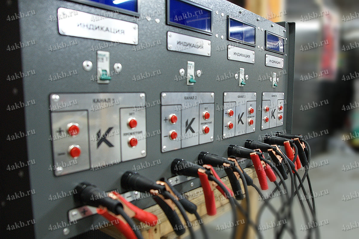 Кнопки управления зарядным выпрямителем серии ВЗА-30-36-4