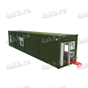 Мобильная аккумуляторная мастерская на базе 1-го кузов-контейнера АМ-1К(12)-16(001)