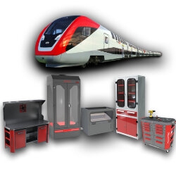 Комплект оборудования для аккумуляторной мастерской для железнодорожной техники PRO