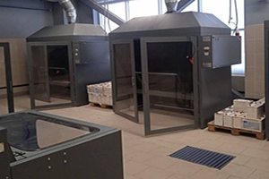 Оборудование станции обслуживания аккумуляторных батарей в депо метрополитена