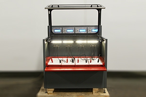 Фото зарядно-разрядного  шкафа серии Светоч-04 в открытом виде