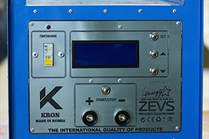 Панель управления зарядно-разрядным устройством серии Зевс-Р
